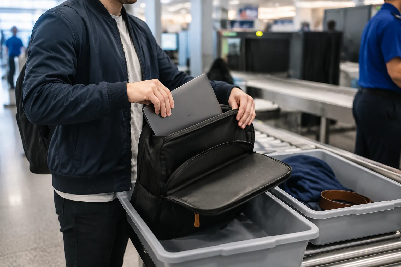 Airport Security Speed Run: Testing Quick-Access Laptop Compartments