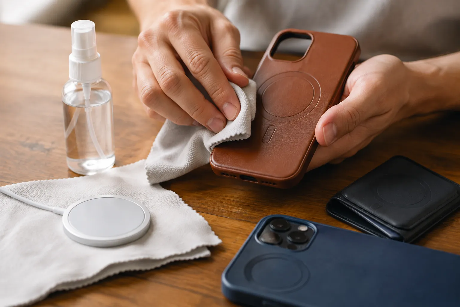 Cleaning MagSafe Gear Without Ruining Magnets or Leather