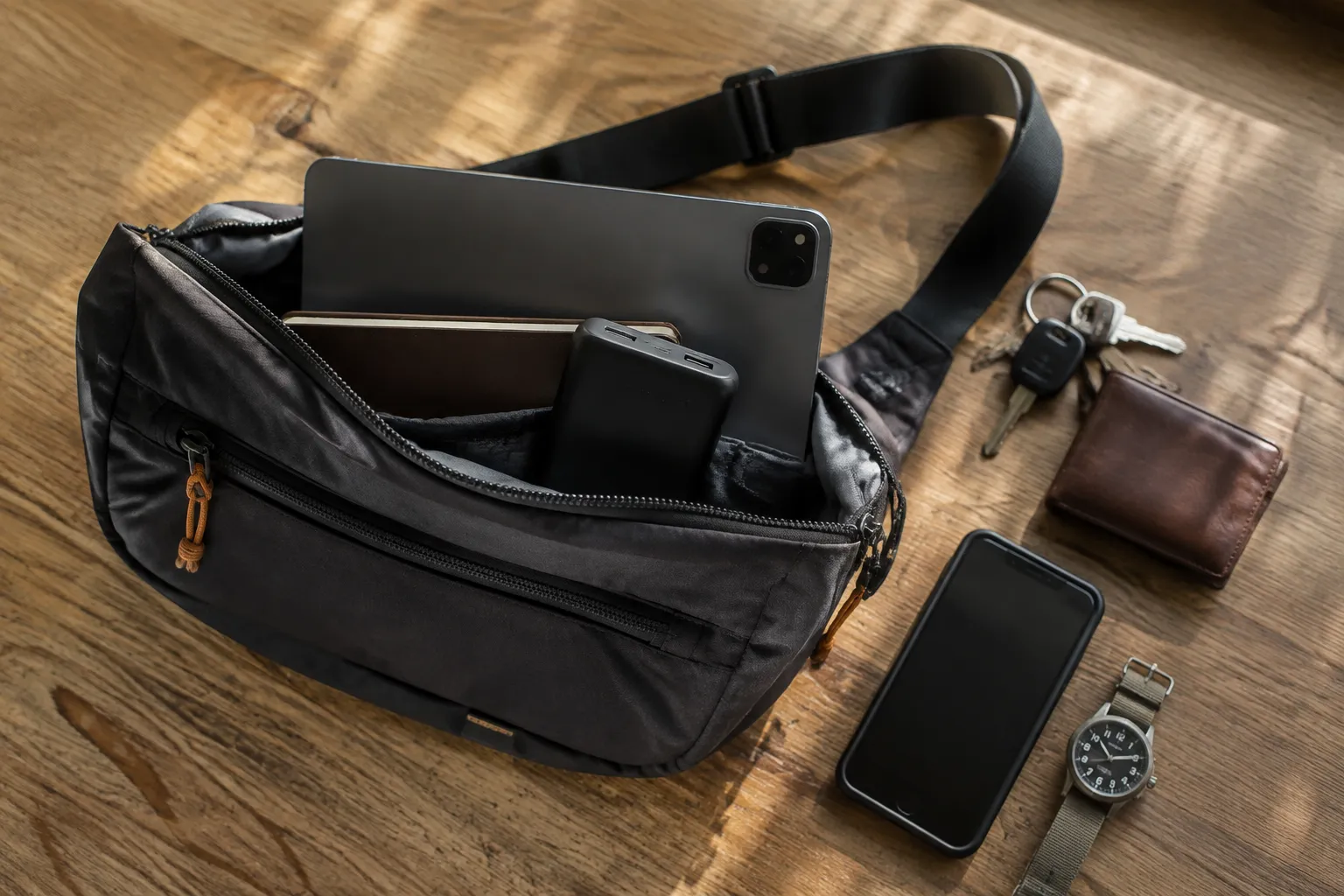 Compact Carry: Top EDC Slings for a Tablet, Power Bank, and Daily Essentials