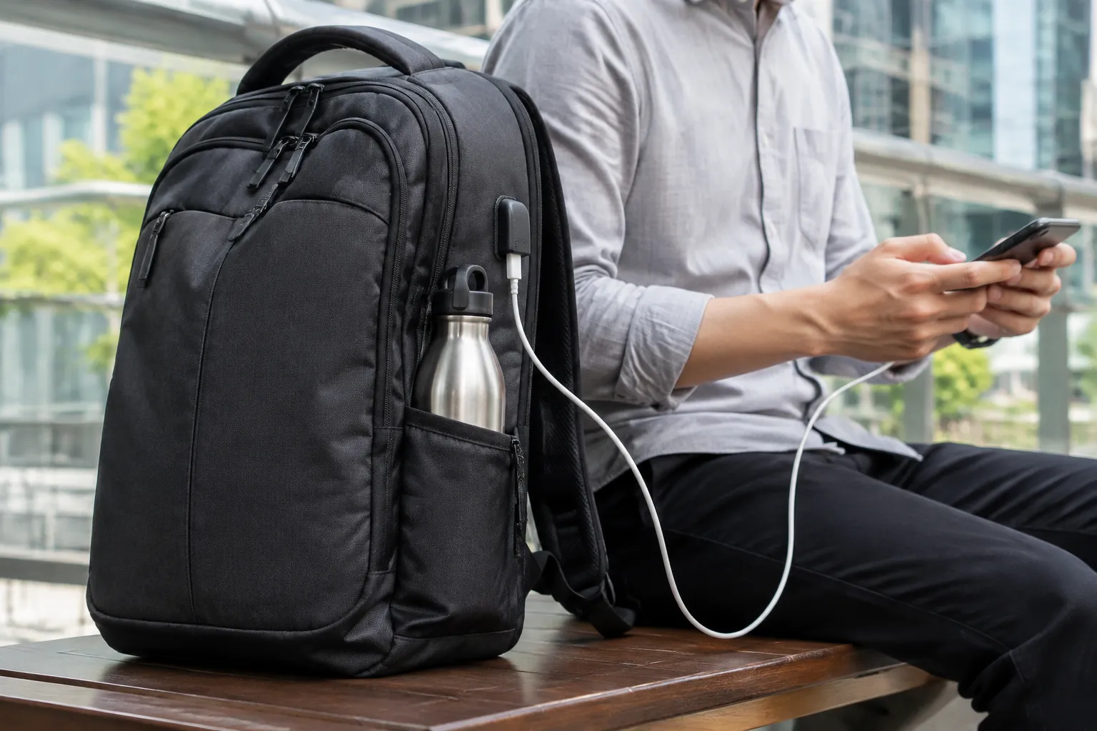 Everyday Essentials: Commuter Backpacks with USB Ports and Bottle Holders