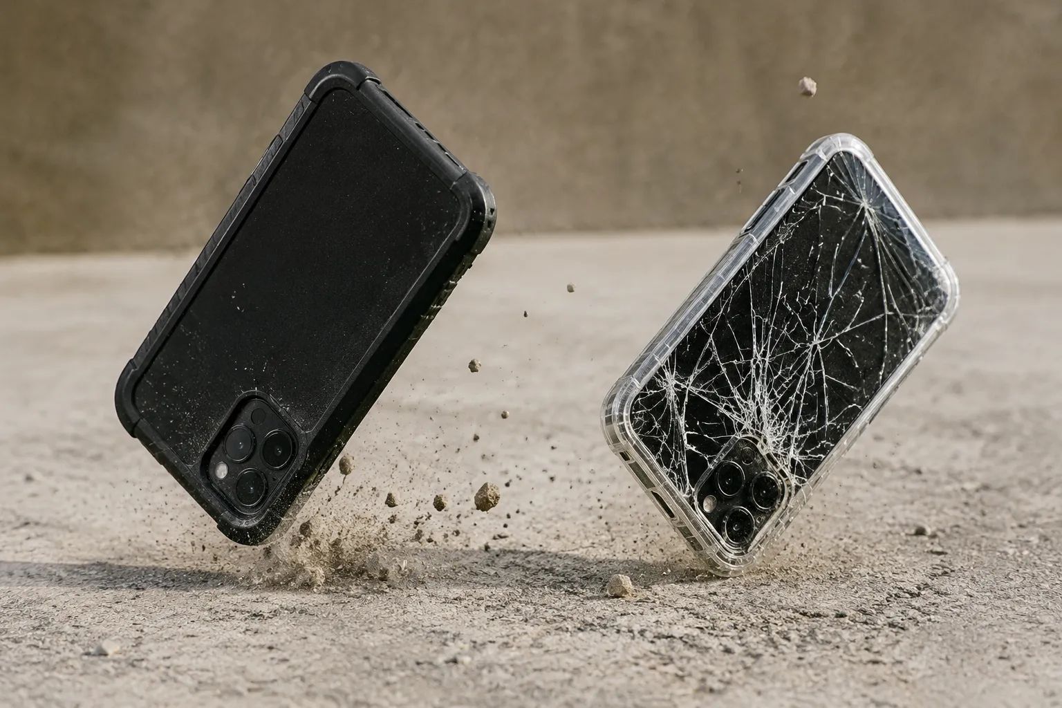 Hard Knock Life: A Shock Absorption Comparison of Hard vs. Soft Cases