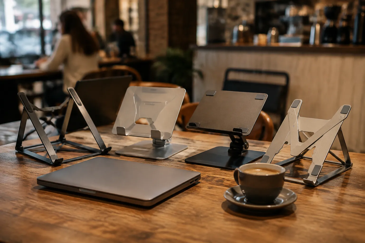 No More Shaky Lattes: Testing Four Slim Laptop Stands for Café Tables