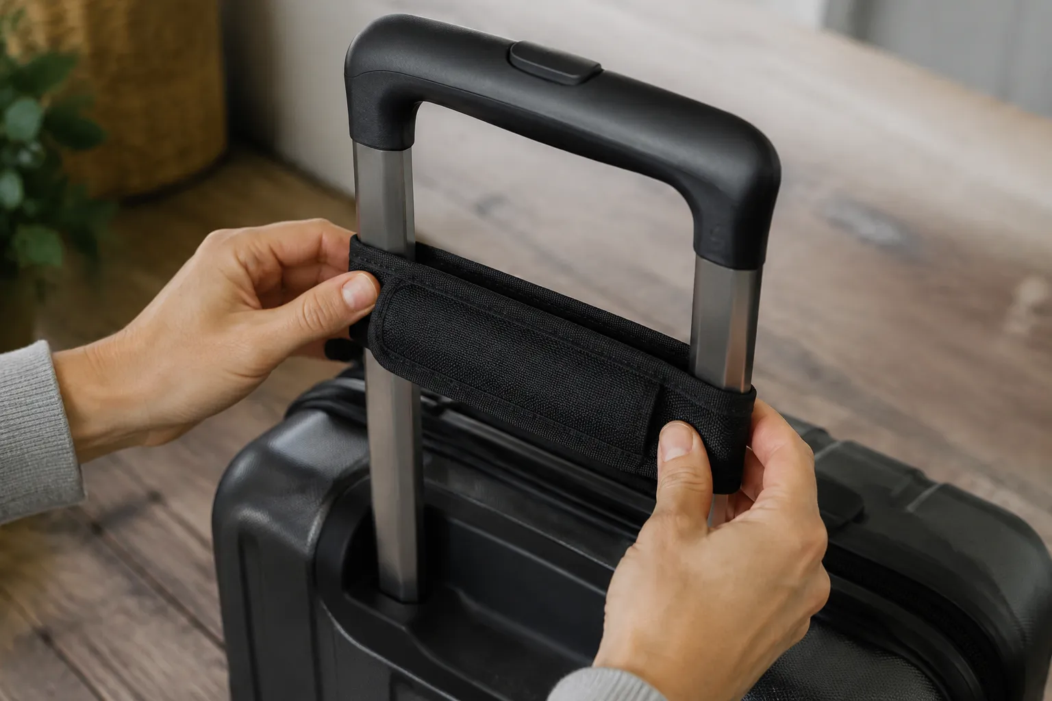 Slide and Secure: Adding a Handle Sleeve to Your Rolling Luggage Setup