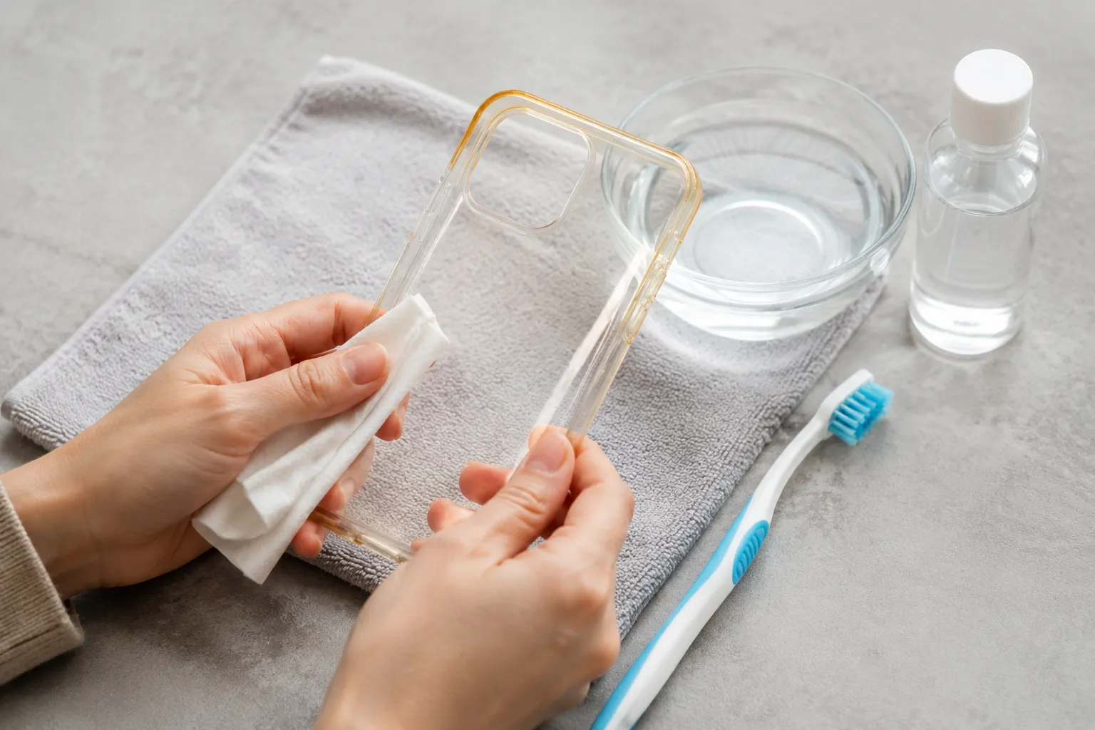 Stop the Yellow: A Maintenance Routine for Clear Cases