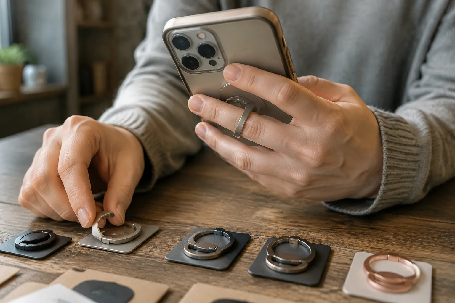 Thumb Fatigue or Firm Grip? Testing Ring Stands for Smaller Hands