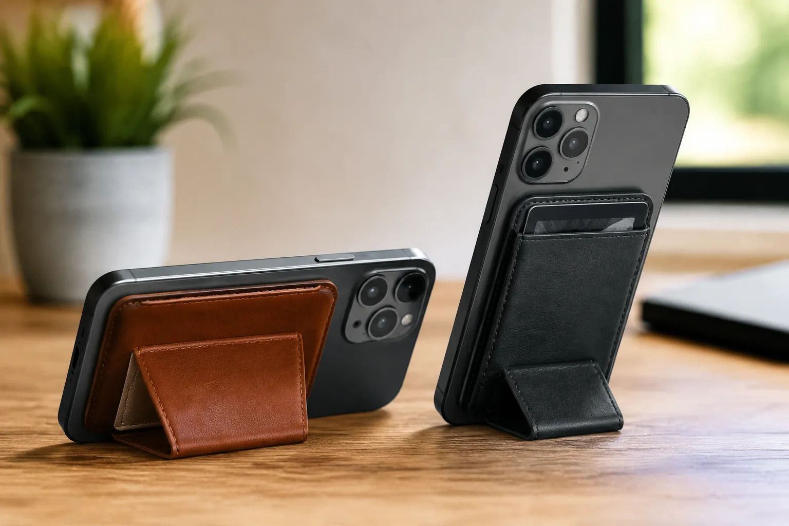 Vertical or Horizontal? A Leather MagSafe Wallet Grip and Slide Test