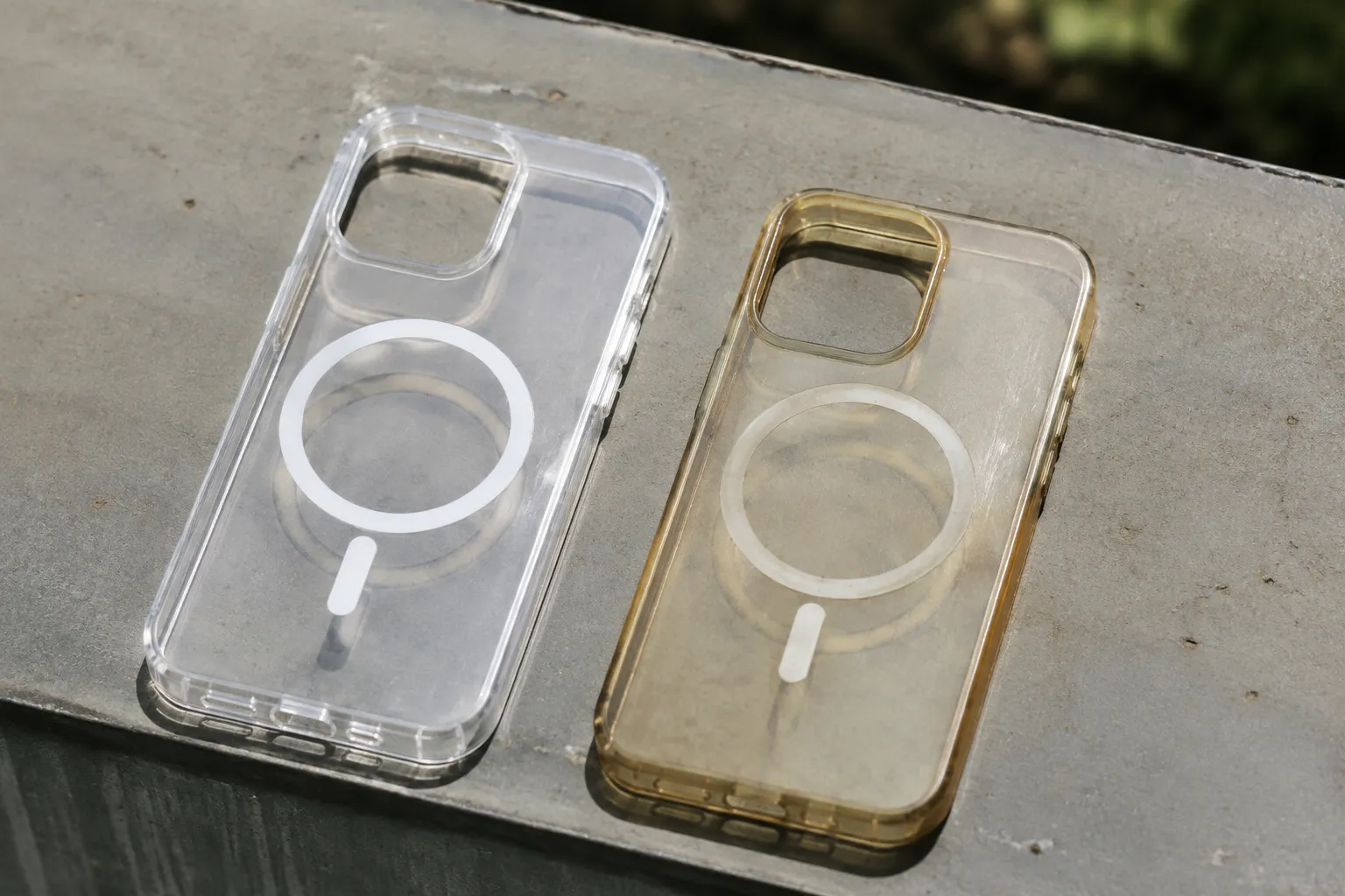 Yellowing Under the Sun: A Six-Week Comparison of Clear TPU and Hybrid Cases